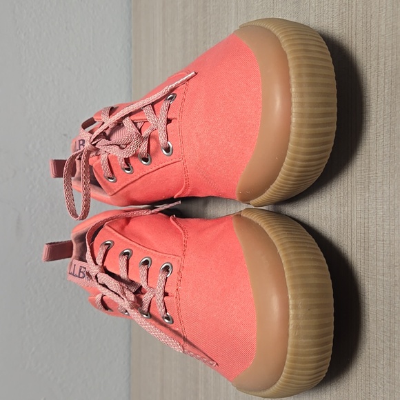 [NEW] L.L. Bean Women's Eco Woods Lace-Up Sneakers With Bubble Gum Sole Size 11 - Picture 6 of 14